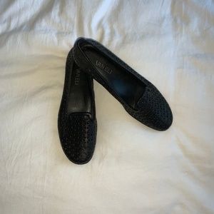 NWOT Vaneli Celenne Black Leather Loafers